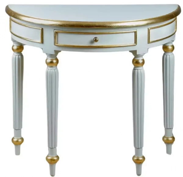 Столик-консоль белый  